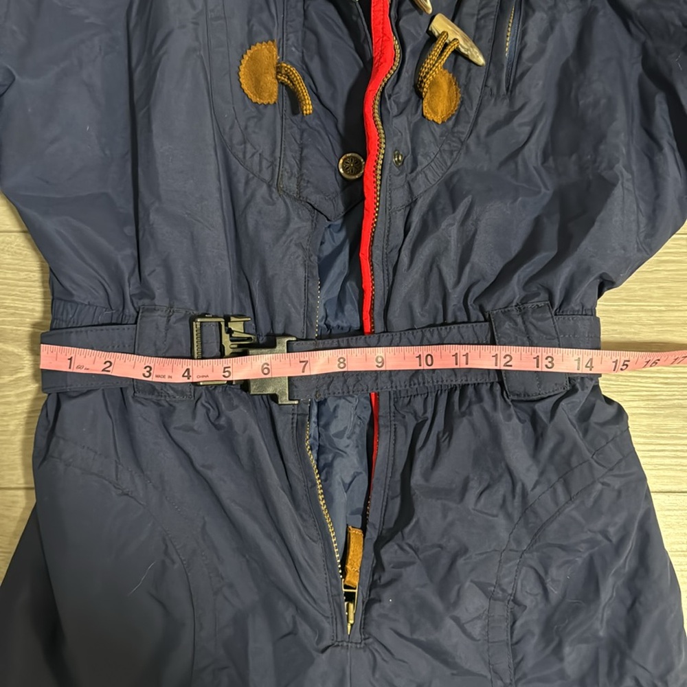 Obermeyer Navy Ski Jacket With Patterned Hood - image 7